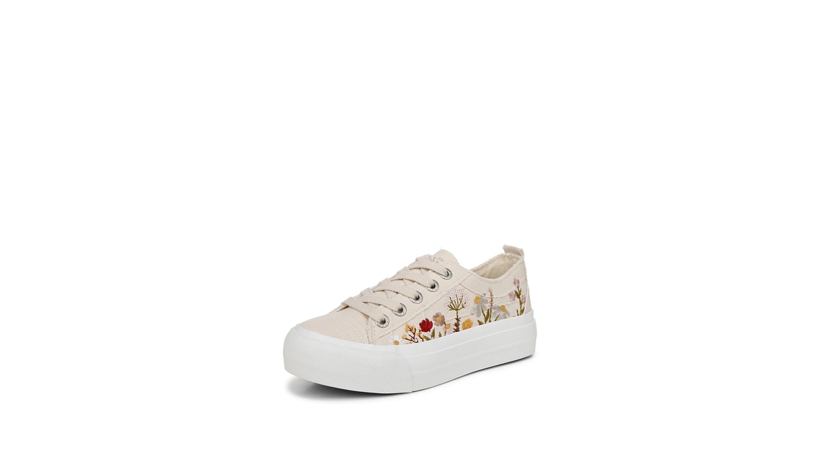 Blowfish Malibu Women's Sadie-sun Sneaker White Desert Canvas 8.5 M