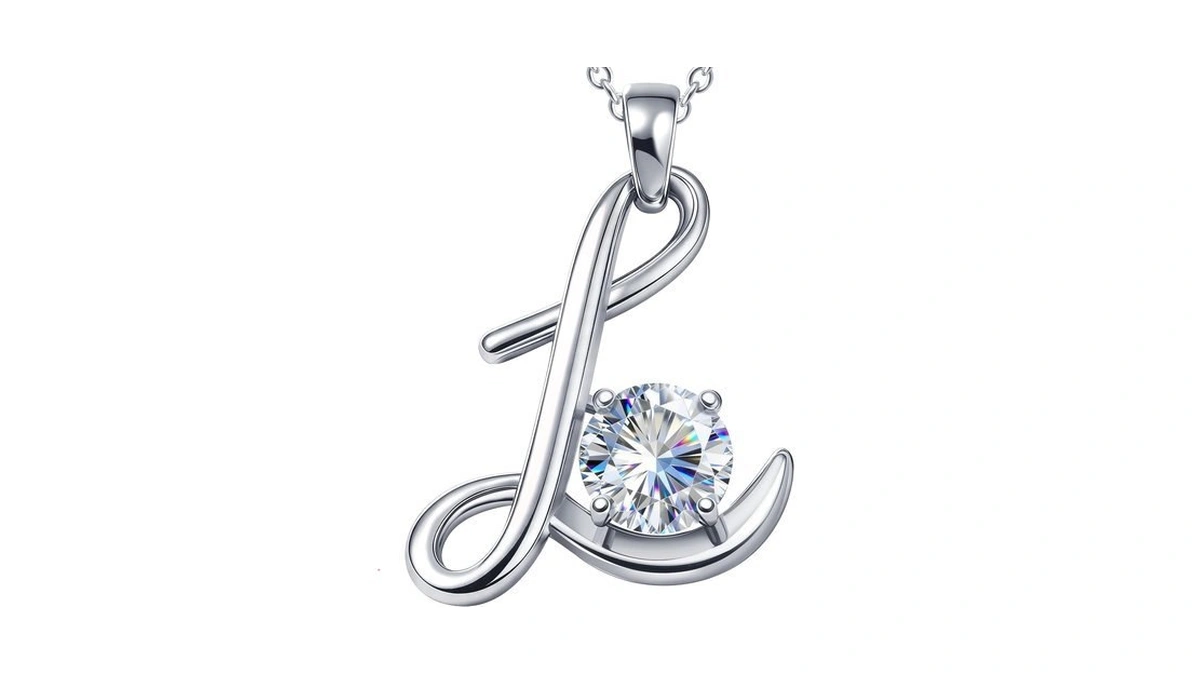 Luttamo Moissanite Necklace For Women,1 Carat Moissanite Pendant In 925