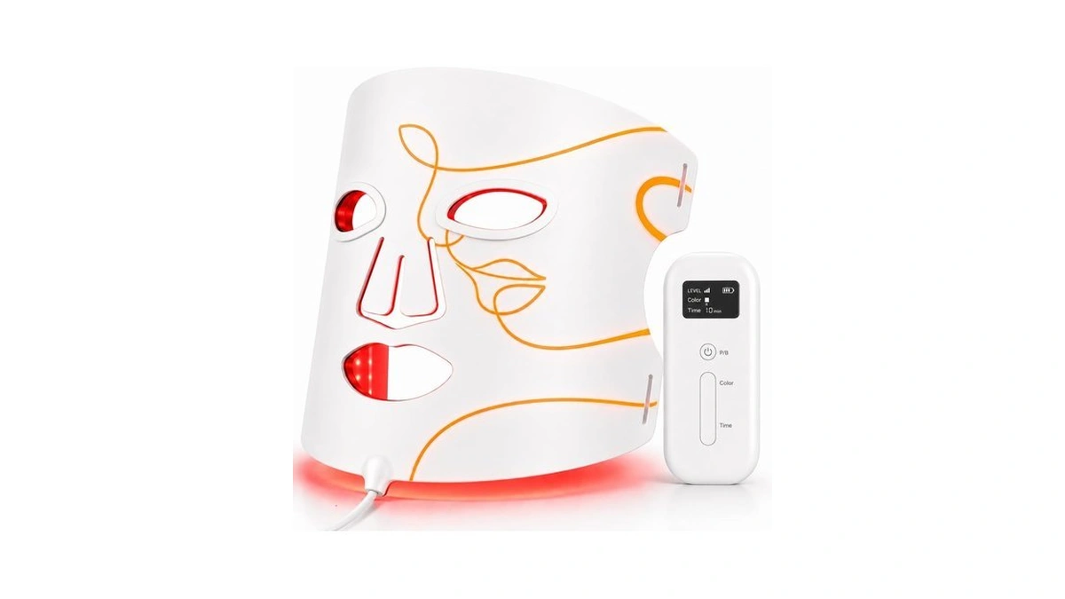Red Light Therapy Face For Mask, 850nm Nir, Red &