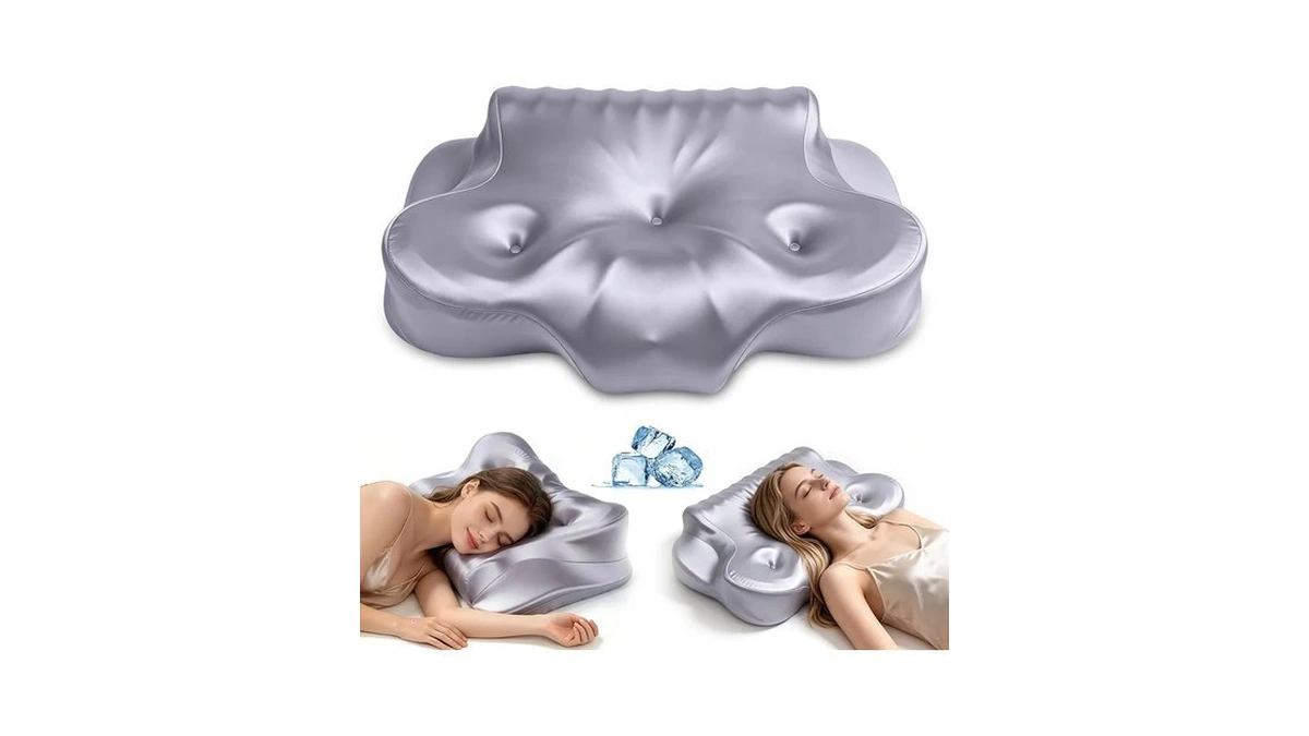 Comfypil Cervical Neck Pillow For Neck Pain Relief, Memory Foam