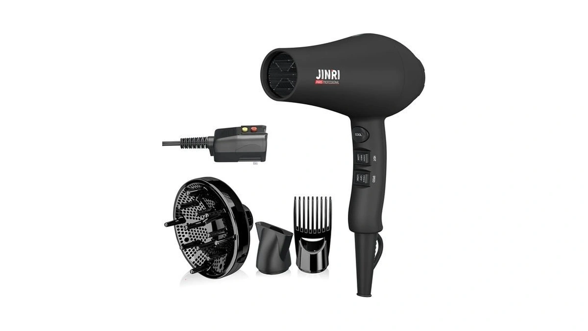 Blow Dryer - Jinri 1875w Diffuser Hair Dryer For Salon