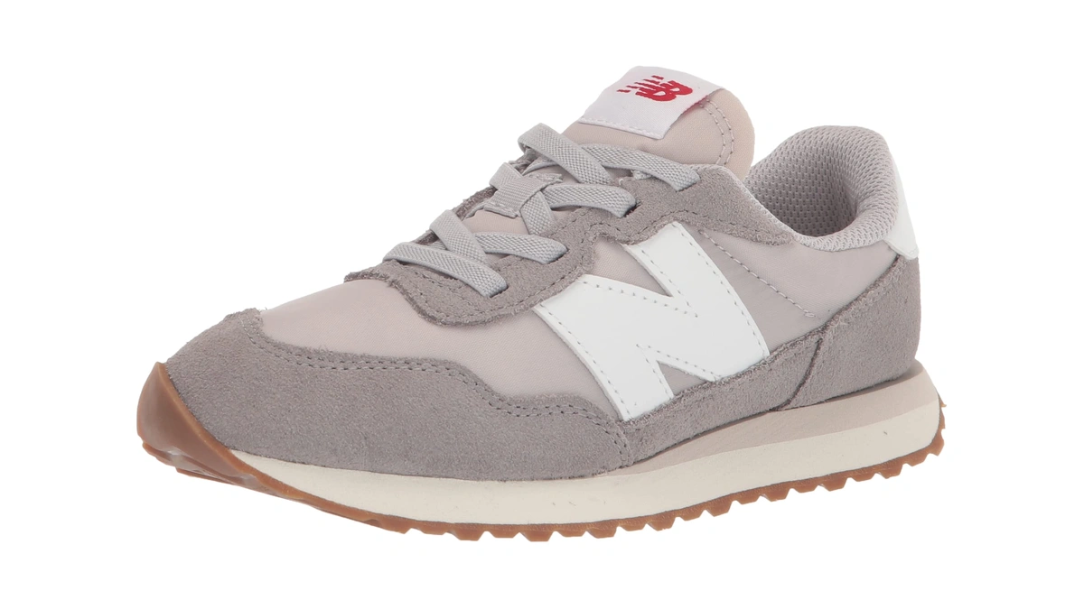 New Balance Kids 237 Bungee Sneaker, Marblehead/moonbeam, 11.5 M Little