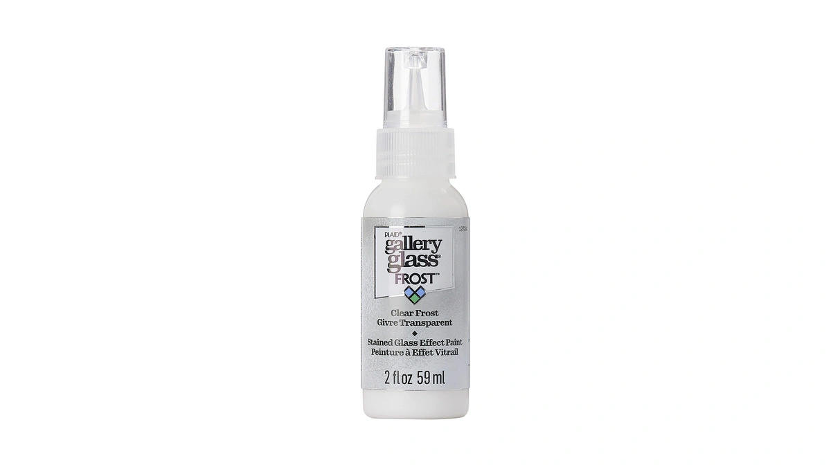 Gallery Glass, Frost Clear Stained Glass 2 Fl Oz Brilliant