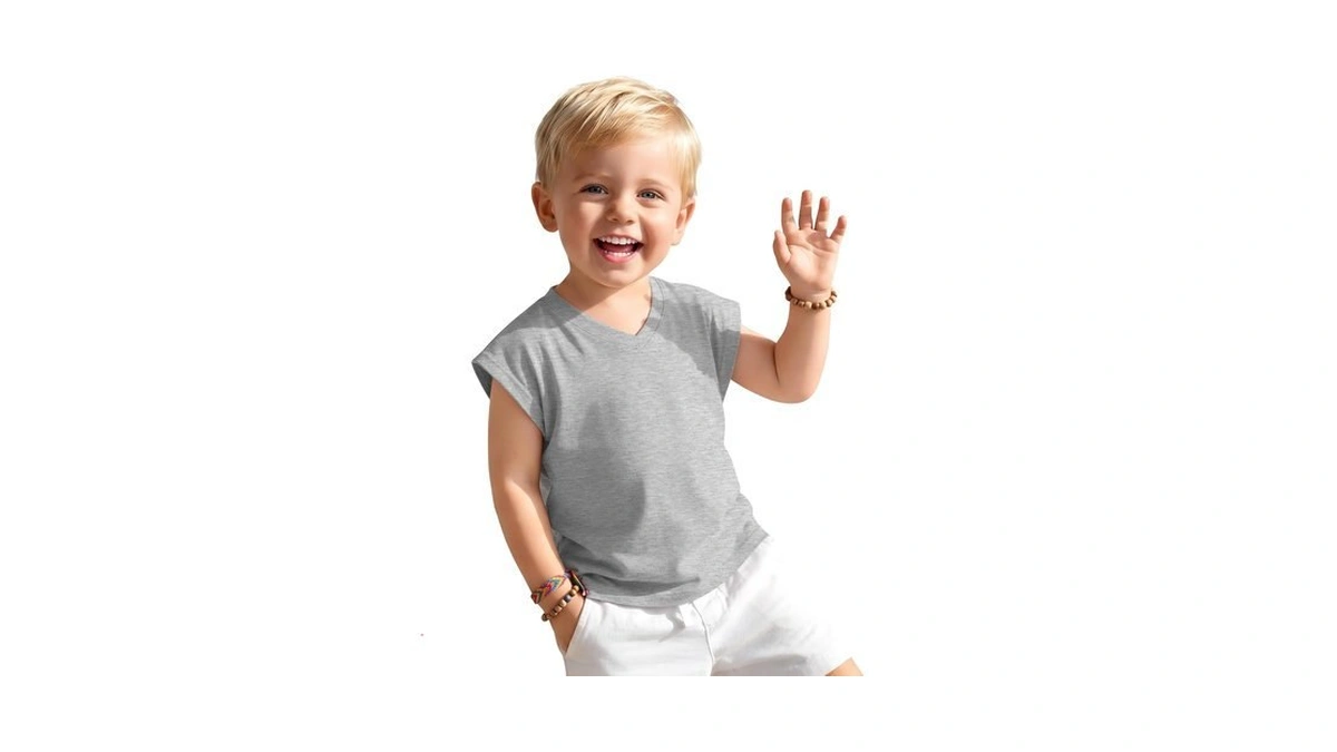 Joymotion Toddler Boys' Cotton Athletic Tank Tops, Light Mixed Gray,