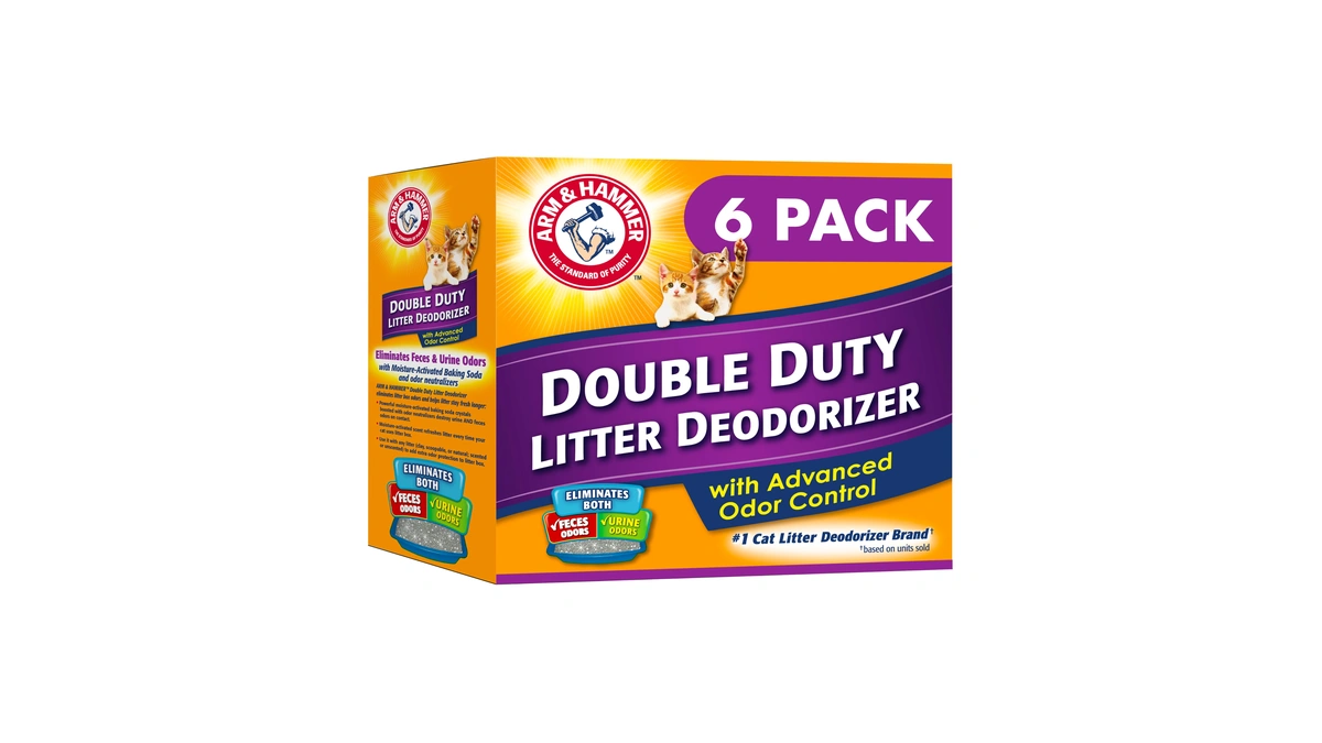 Arm & Hammer Cat Litter Deodorizer Double Duty, 30 Oz,