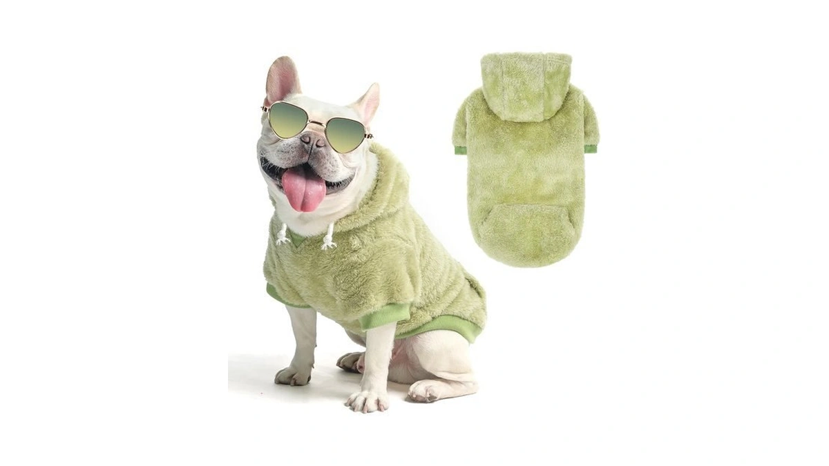 Scenereal Fleece Dog Sweaters Hoodie For Small Medium Large Dogs