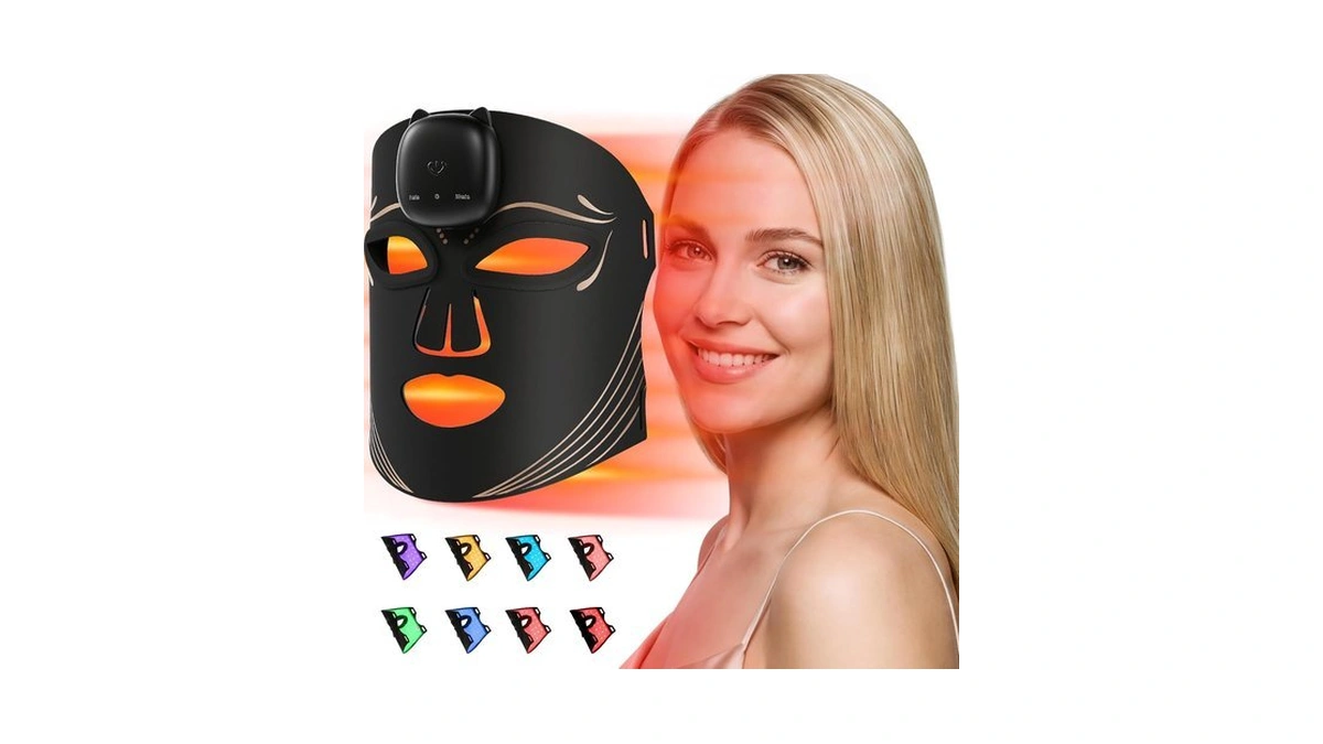 Gurtema Red Light Therapy Mask For Face – 8 Light
