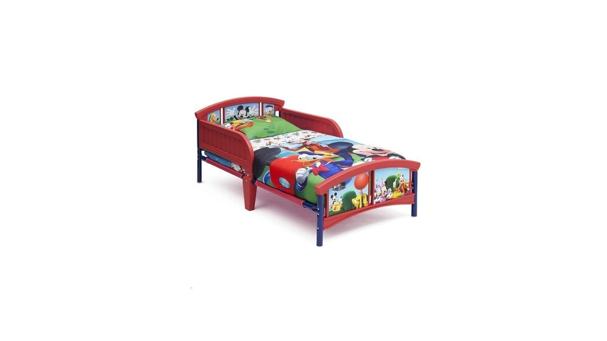 Delta Children Plastic Toddler Bed, Disney Mickey Mouse