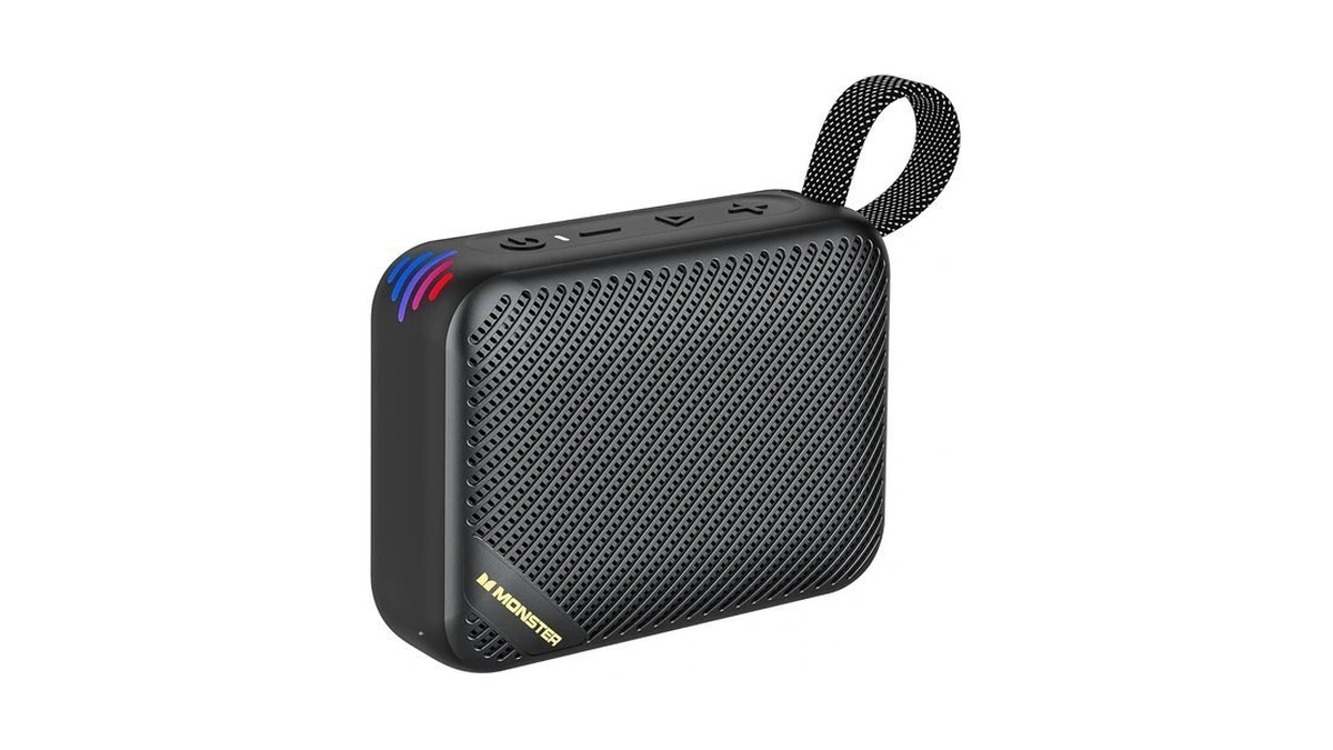 Monster S360 Portable Bluetooth Speaker, Ipx7 Waterproof, Bluetooth 6.0, 20h