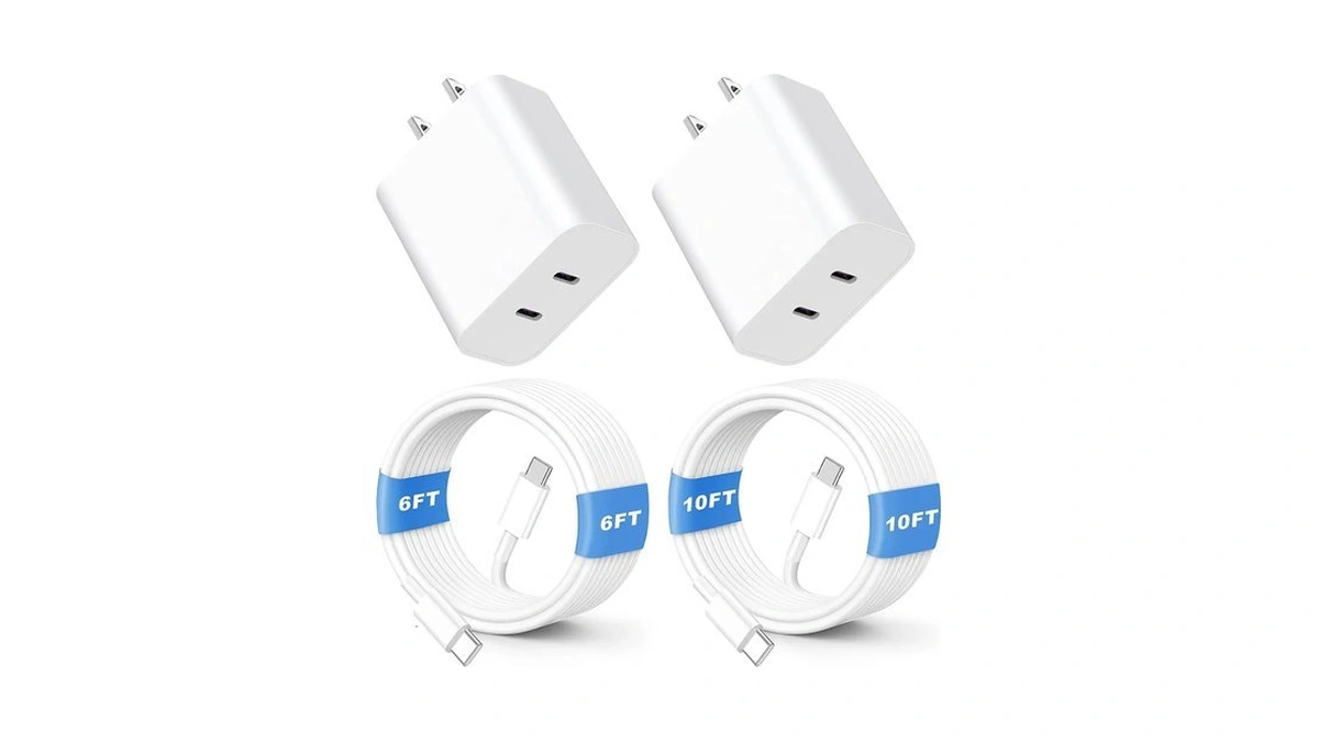Phone 16 15 Charger Fast Charging, 2 Pack 20w Dual