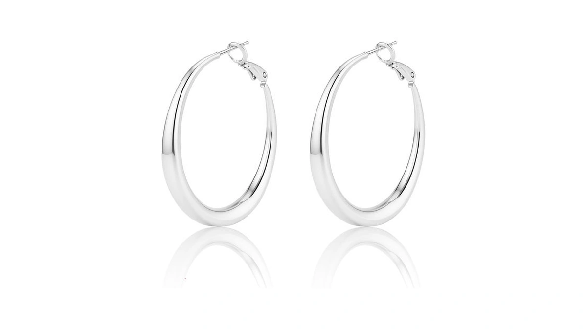 Cobi Thick Hoop Earrings For Women, 18k Gold & 925