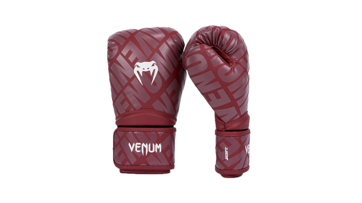 Venum Contender 1.5 Xt Boxing Gloves - Burgundy/white - 10-ounce