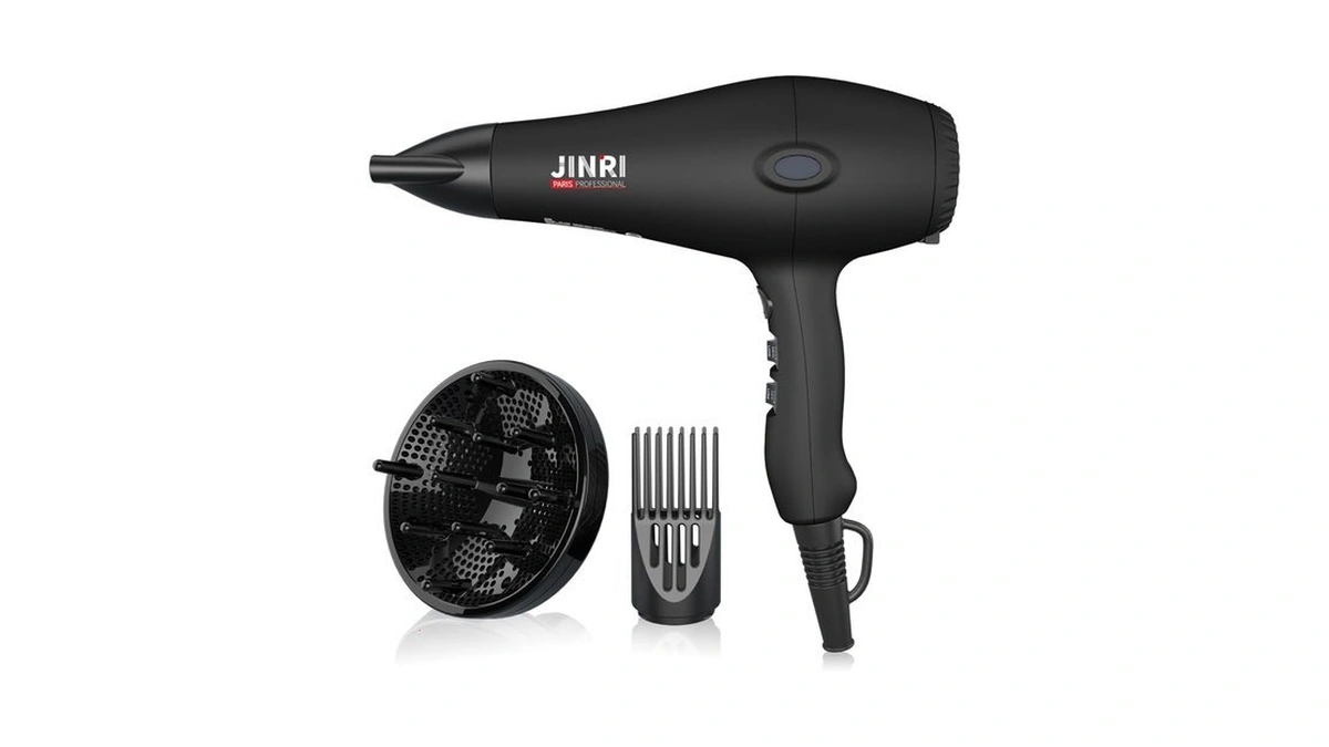 Jinri Hair Dryer, 1875w, 3 Heat & 2 Speed, With