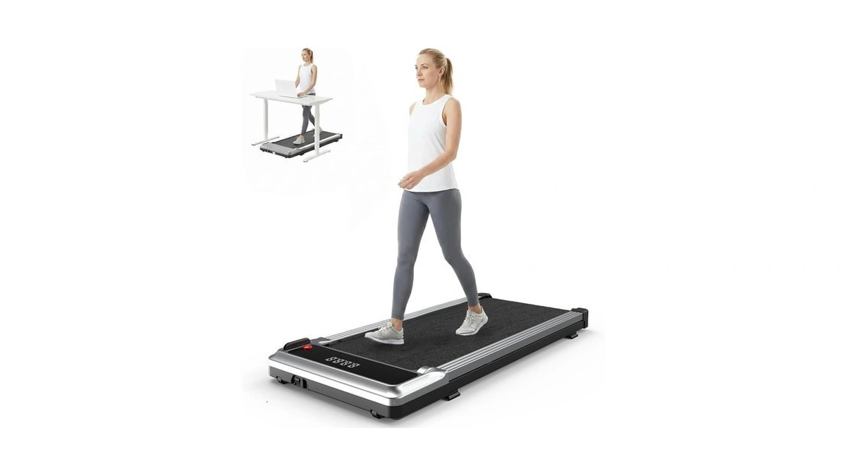 Olixis Under Desk Walking Pad Treadmill For Home Office Workouts