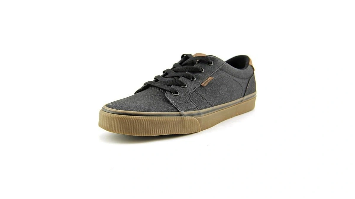 Vans Bishop Men's Shoes Waxed Denim Black Gum, 7 Us