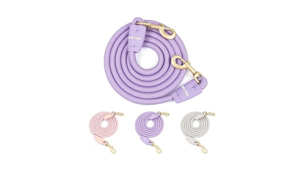 7ft Heavy Duty Dog Tie Out Rope Nylon Training Leash