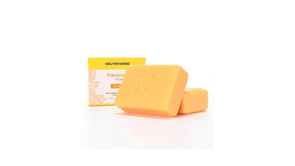 Neutriherbs Turmeric Soap For Face & Body(5.29 Oz / 1