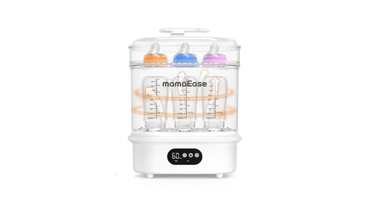 Mamaease Bottle Sanitizer 4-in-1 Fast Electric Sanitizing & Drying Machine