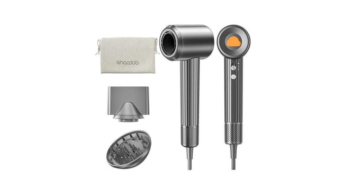 Shaodob High Speed Hair Blow Dryer, Ionic Hairdryer Blowdryer, Gray