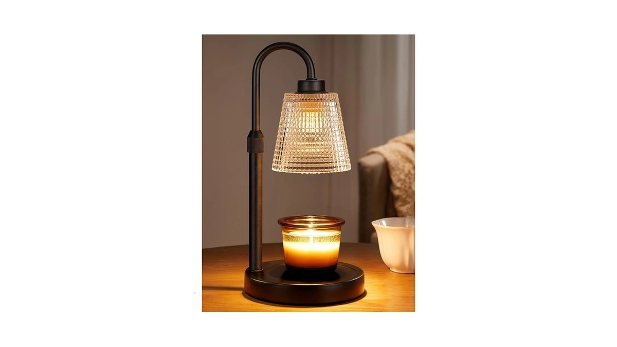 Innqoo Candle Warmer Lamp With Timer, Dimmable Candle Warmer For