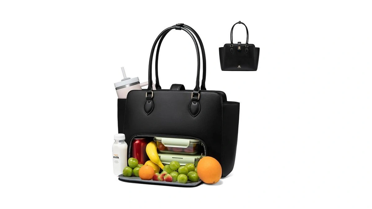 Lovevook 2-in-1 Work Bag With Lunch Compartment, Lunch Tote Bag