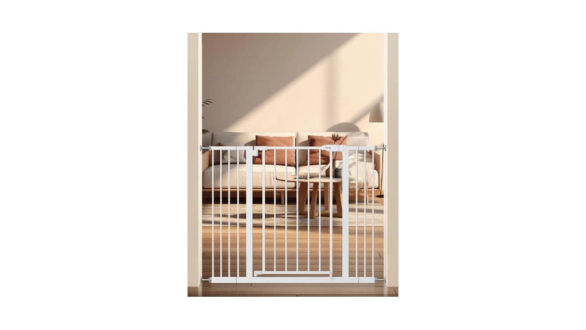 Keny 29"-42.5" Baby Gate For Stairs, Auto Close Safety Dog
