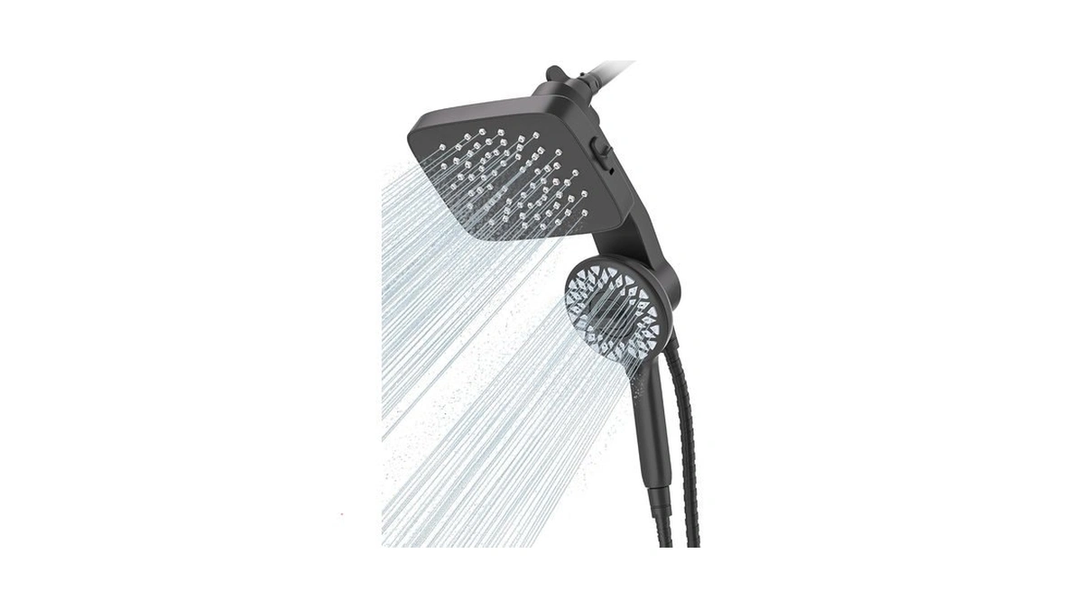 Amazon : Cobbe® Dual Shower Head With Magnetic Ha