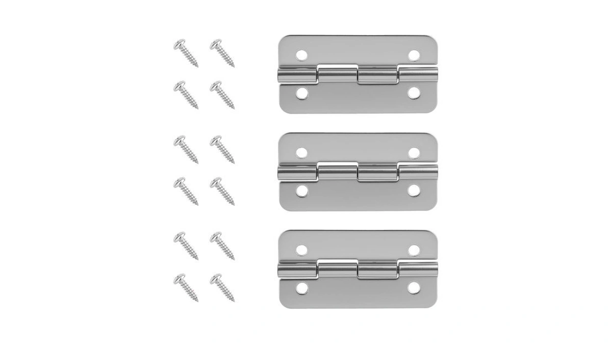 3pcs Stainless Steel Cooler Hinges For Igloo Ice Chests, Freezer