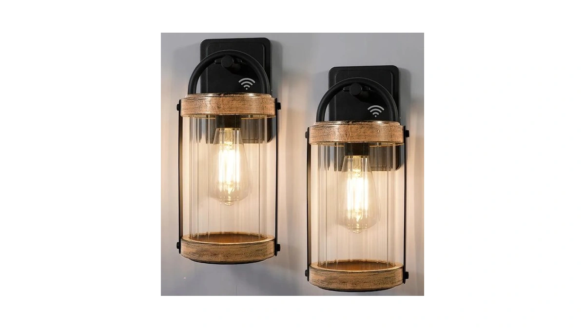 Outdoor Wall Sconce, 2 Pack Dusk To Dawn Outdoor Wall