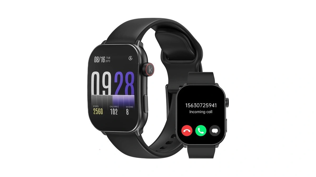 Smart Watch (answer/make Call), 2.1" Curved Amoled Screen Smartwatch For
