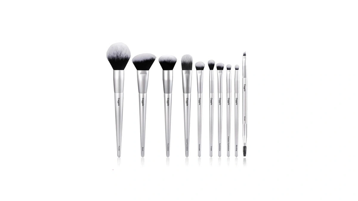 Ceppin Professional Makeup Brushes 10pcs, Premium Synthetic Make Up Brush