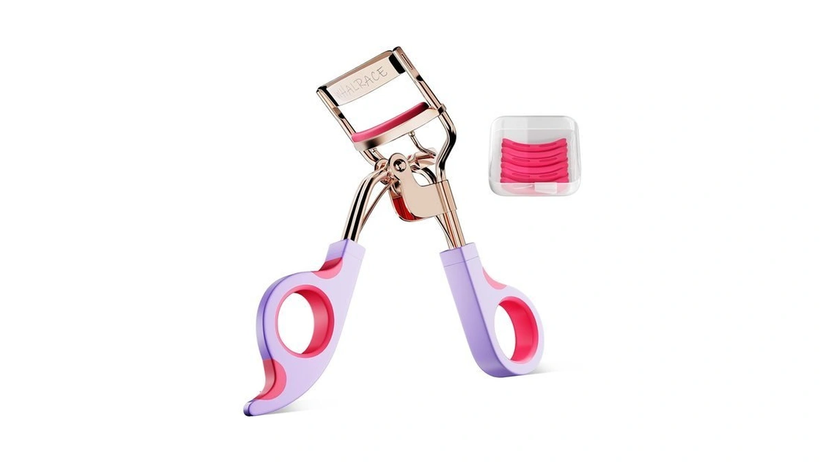 Eyelash Curler With 6 Boxed Replacement Pads, Ergonomic Non-slip Grip