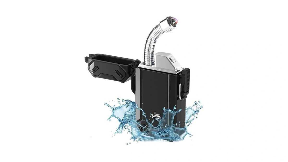 Dual Arc Usb Rechargeable Electric Camp Lighter With Retractable Flexible