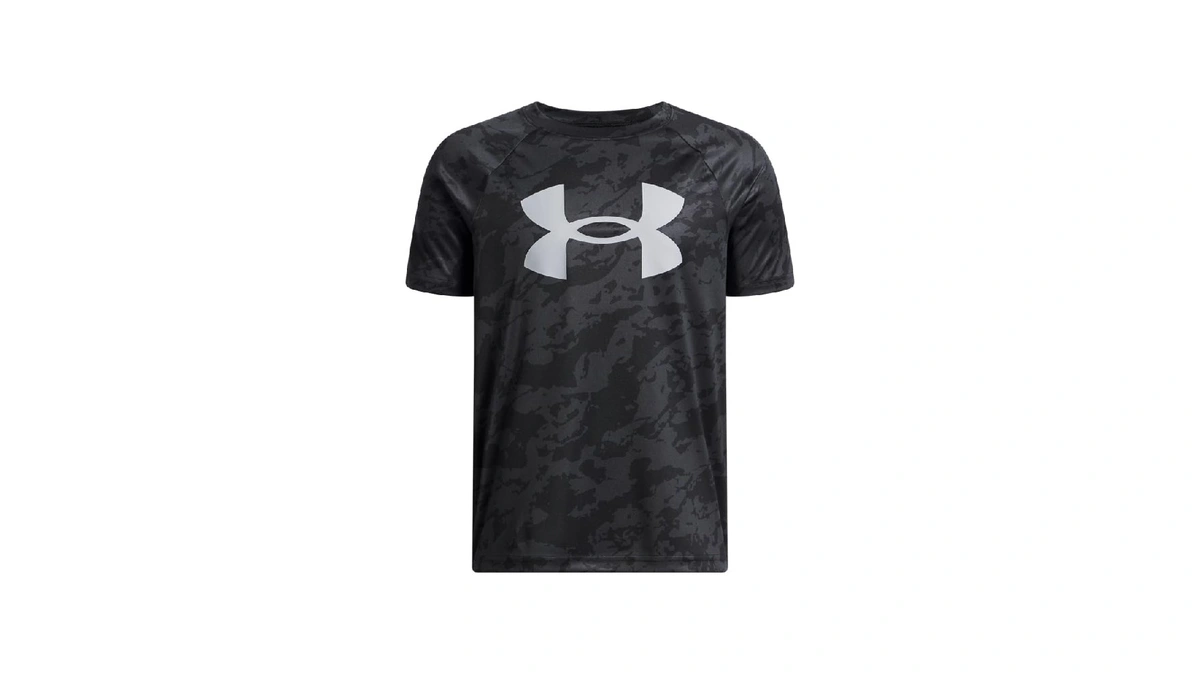 Under Armour Boys' Tech Big Logo Printed Short-sleeve T-shirt, (020)