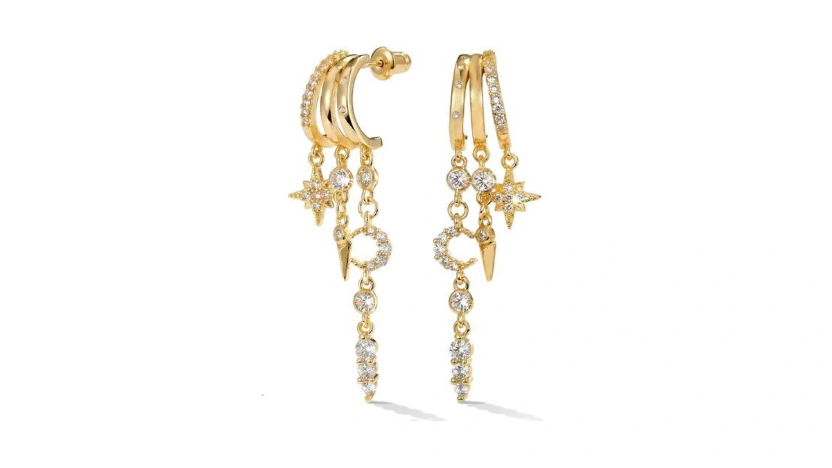 Mumreues Gold Dangle Earrings For Women Trendy Drop Earrings