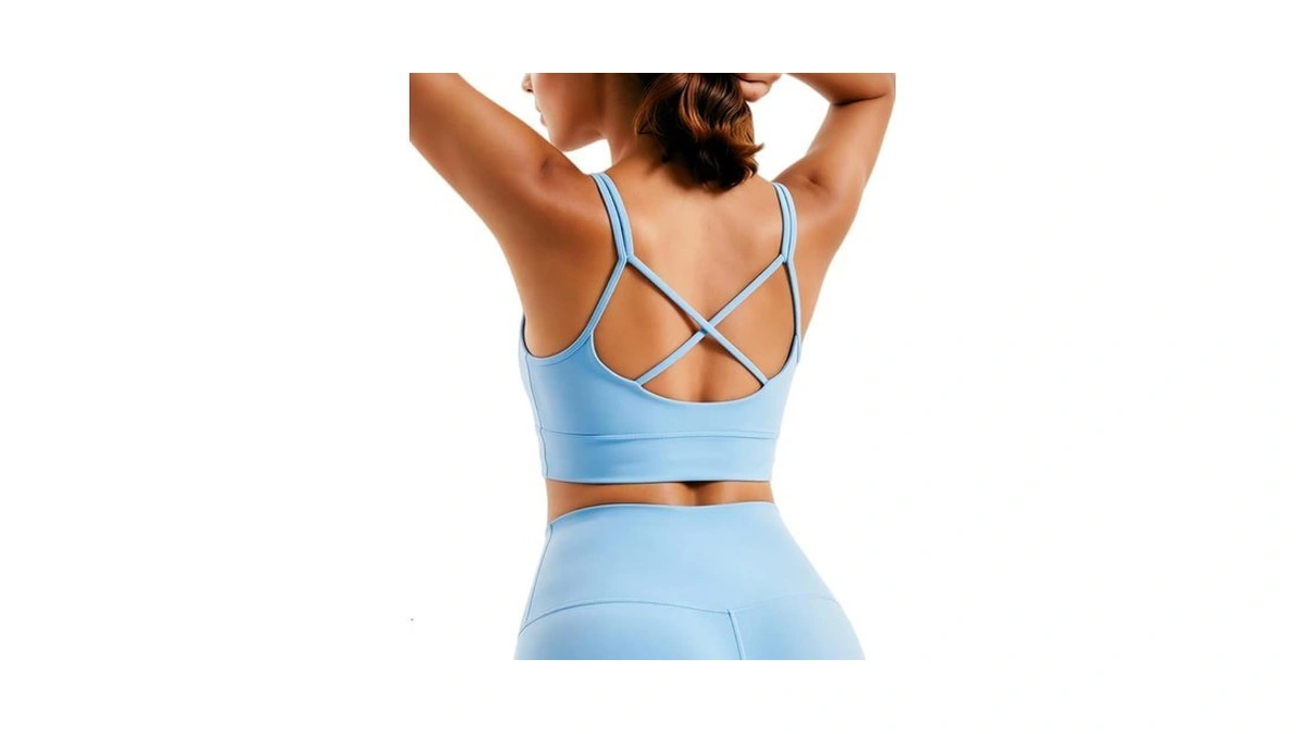 Grace Form Strappy Sports Bra For Women Padded Push Up
