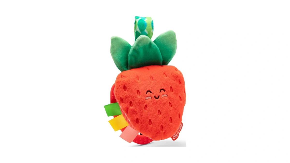 Melissa & Doug Peek-a-boo Berry Take-along Toy With Teether, Clip-on