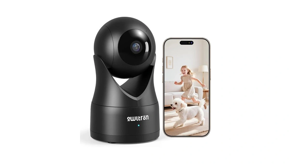 Owltron Indoor Security Camera 2k, 360°2.4g Wifi Cameras For Home