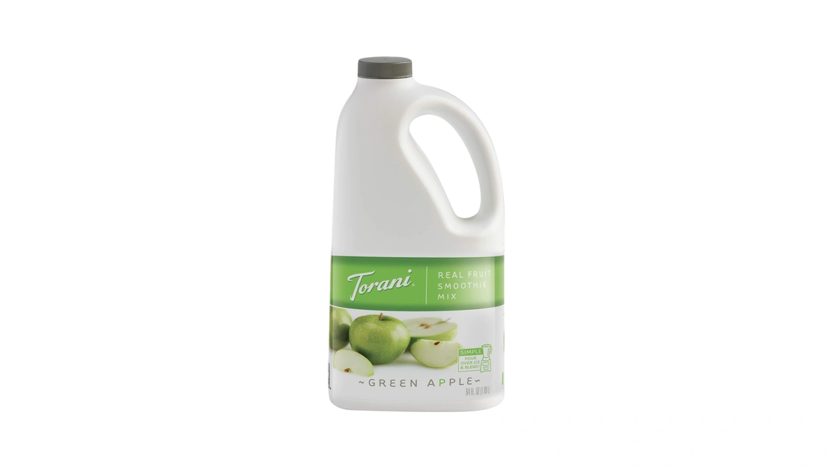 Torani Real Fruit Green Apple Smoothie Mix, 64 Fl Oz