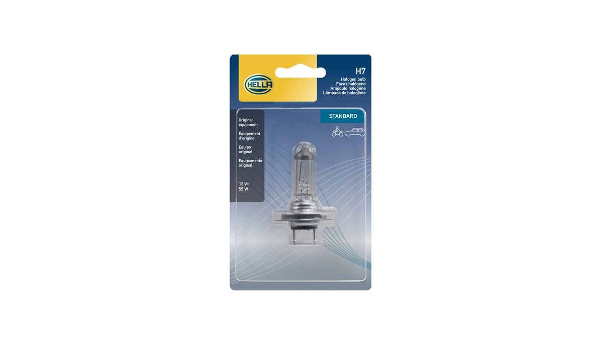 Hella H7sb Standard Halogen Bulb, 12v, 55w