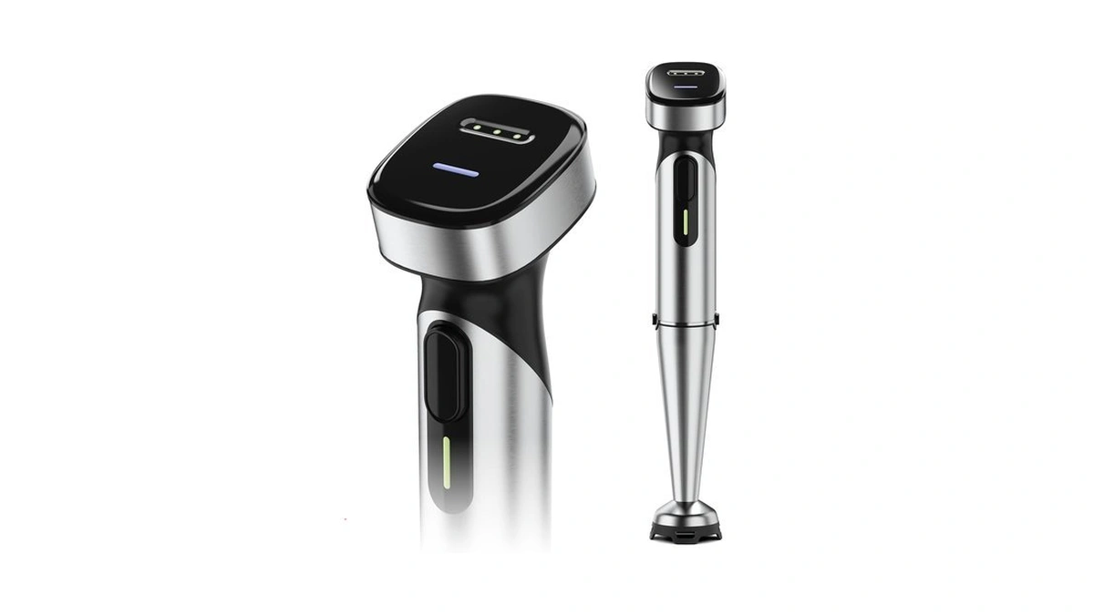 Turelar Cordless Immersion Blender Handheld With Rechargeable Battery