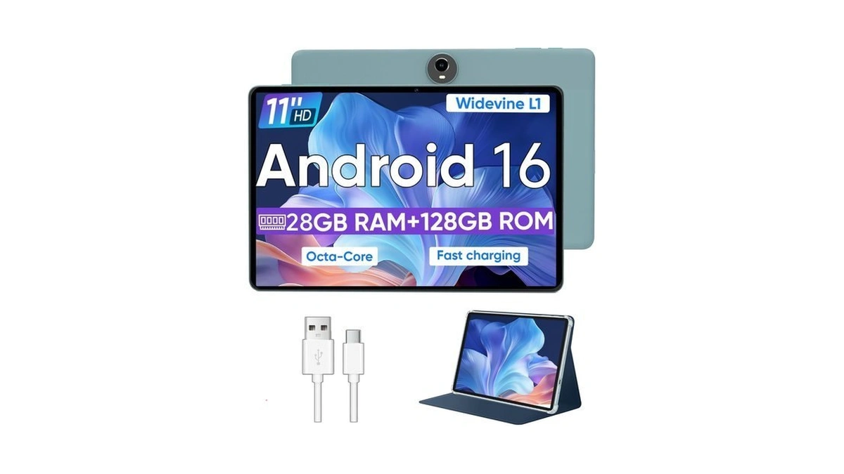 Wxunja Android 16 Tablet,11 Inch Tablets With Octa Core Processor,