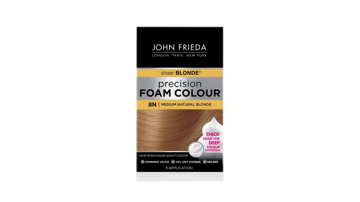 John Frieda Precision Foam Colour Medium Natural Blonde 8n, 1