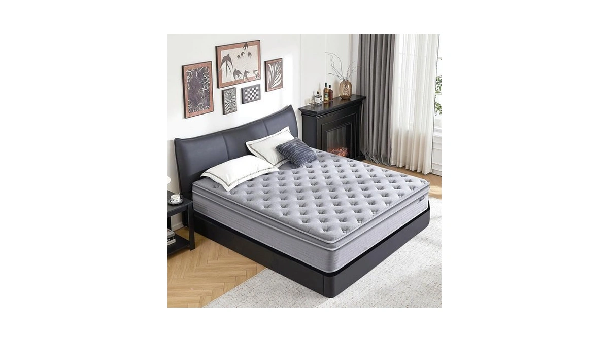 Vantto Queen Mattress, 10 Inch Queen Size Hybrid Memory Foam