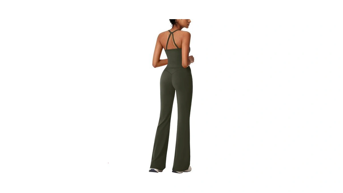 Rxrxcoco Cross Back Workout Sets For Women 2 Piece Padded