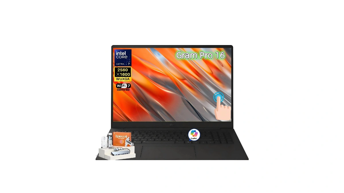 Lg Gram Pro 16 Laptop 2026 New, Intel Ultra 7