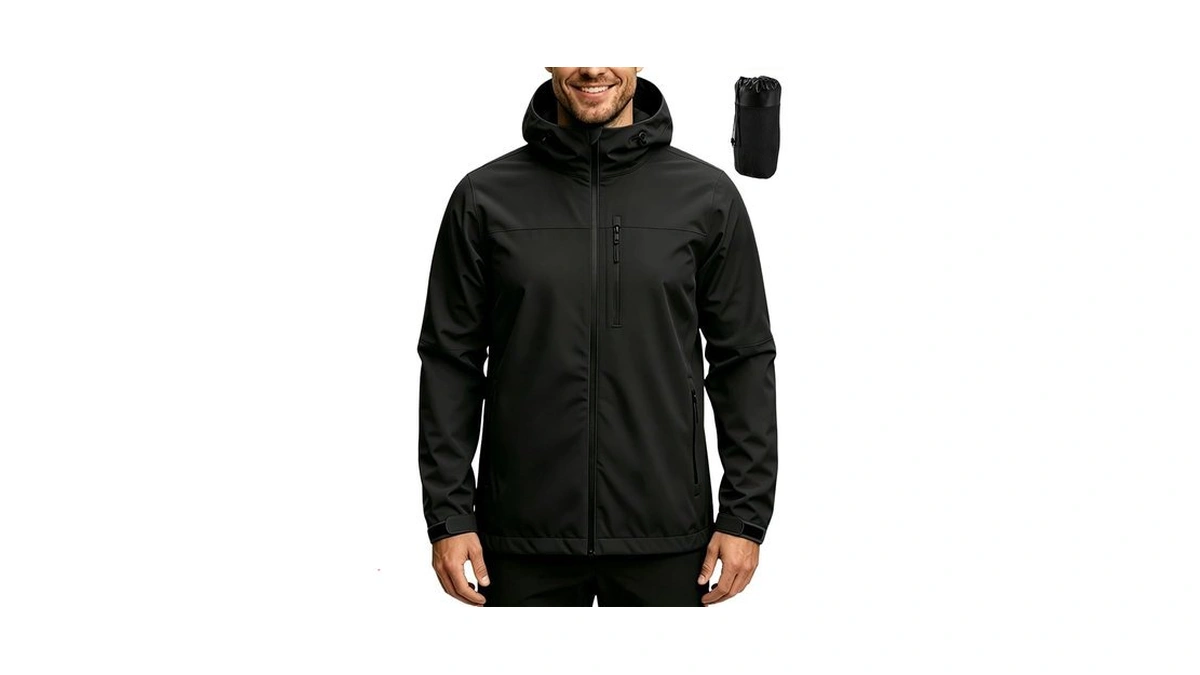Amazon code: Accnuo Men's Rain Jacket Waterproof Ligh
