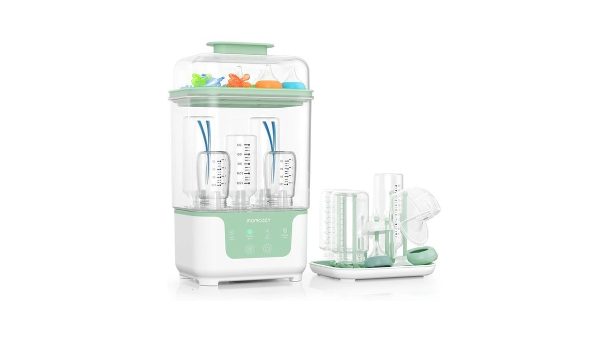 Momcozy New Modular Nesting 4 In 1 Compact Bottle Sterilizer