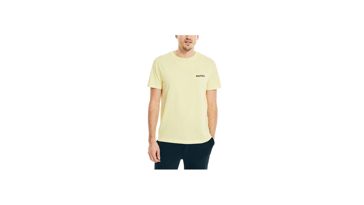 Nautica Men's Short Sleeve Solid Crew Neck T-shirt T Shirt,