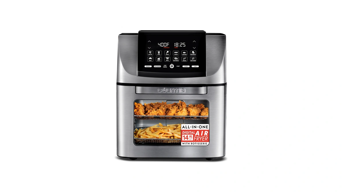Gourmia Air Fryer - 14 Qt All-in-one Rotisserie Oven With